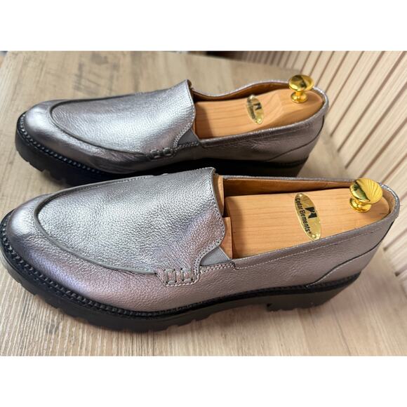 Caslon Millany Lug Sole Loafer Pewter Metallic Women’s Size 13M - Picture 6 of 15